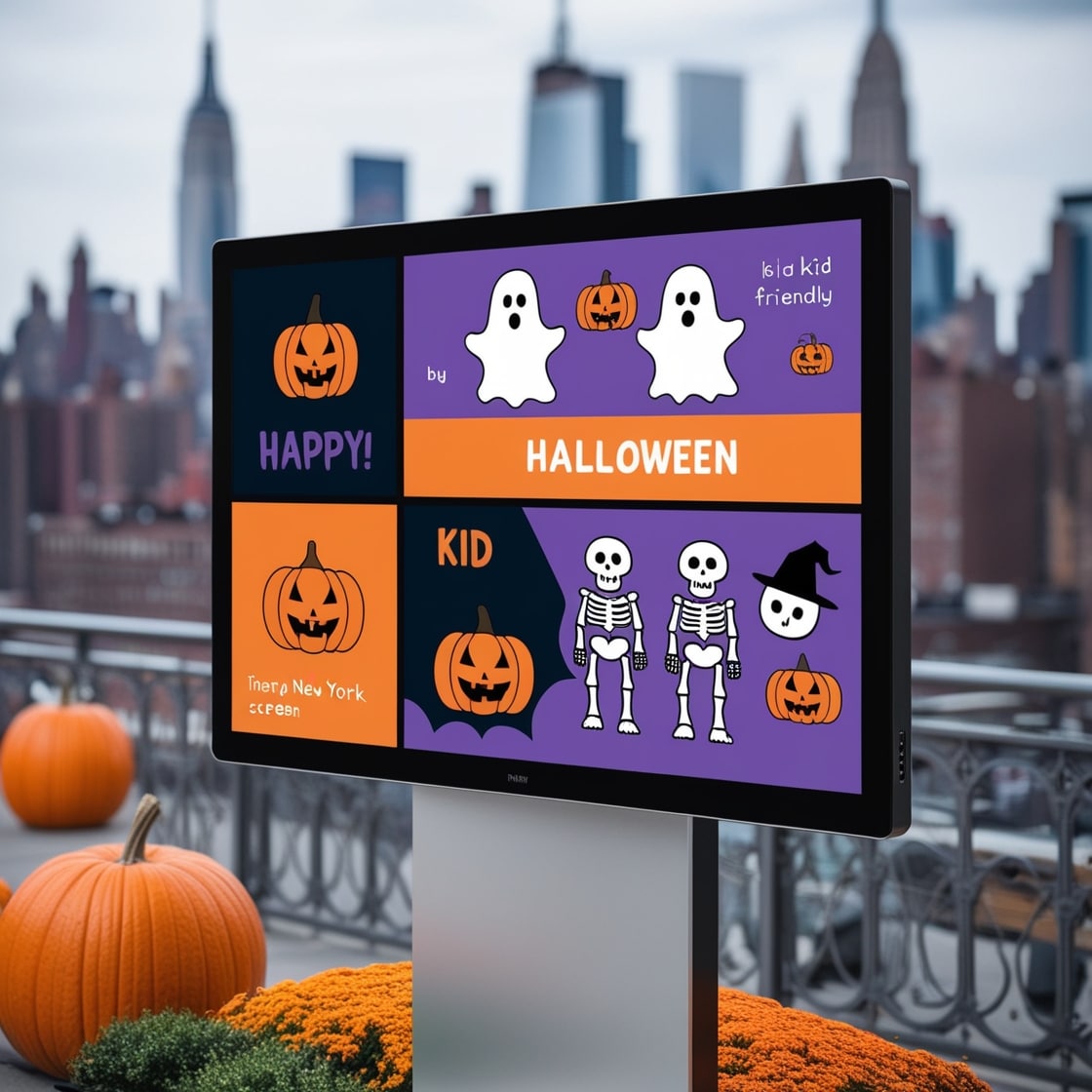 Visual Digital Sign Transforming Digital Signage into Ghoulishly Delightful Visual ...